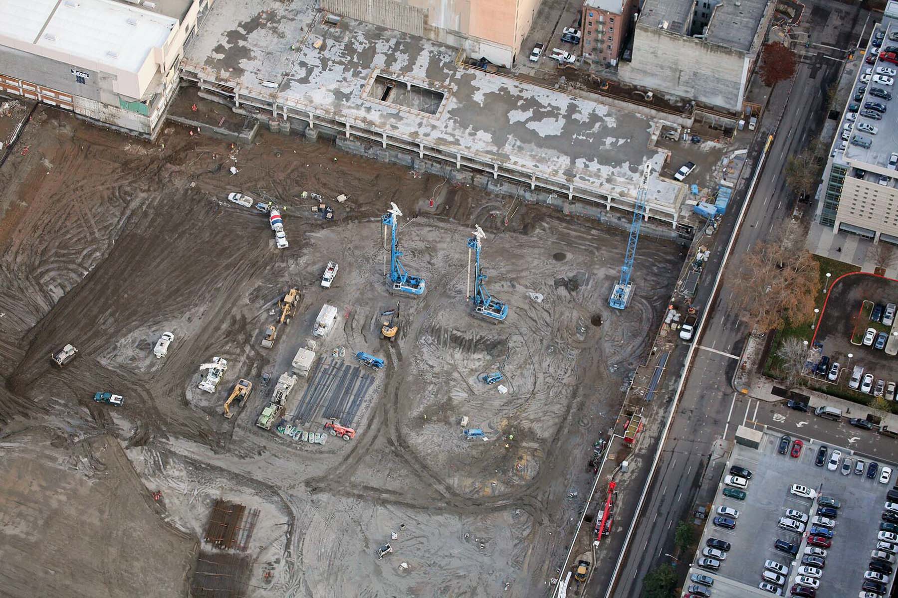 Golden 1 Center Foundation | Kings Arena Construction | Malcolm Drilling