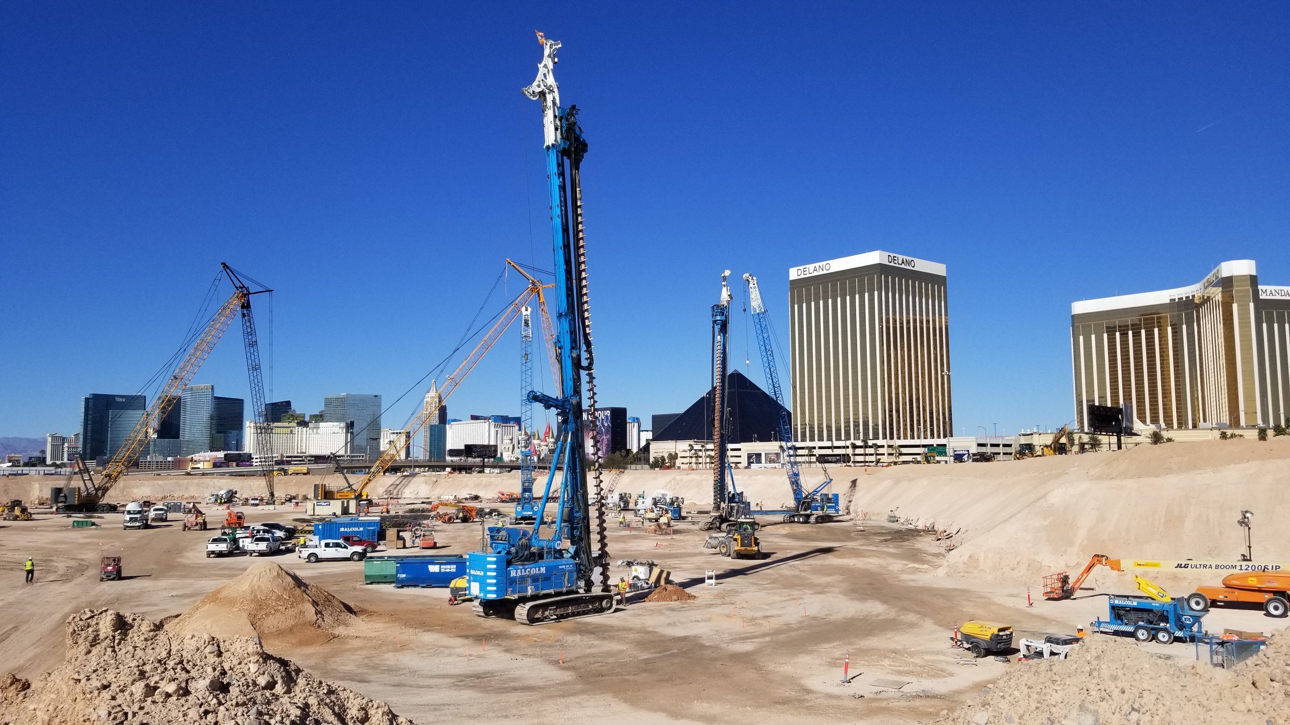 Jobsite Overview: Las Vegas Stadium Construction in Full Swing