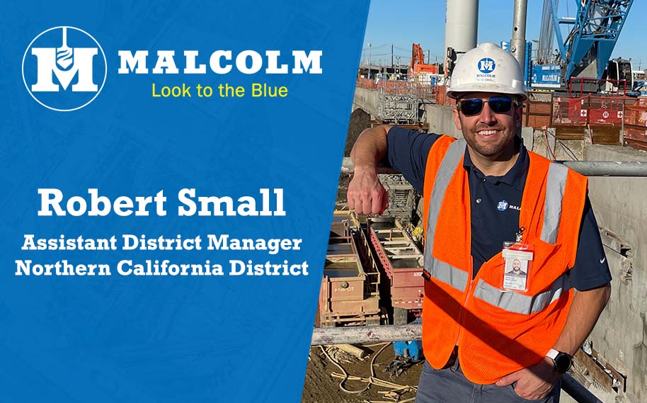 Robert Small promotion at Malcolm Drilling