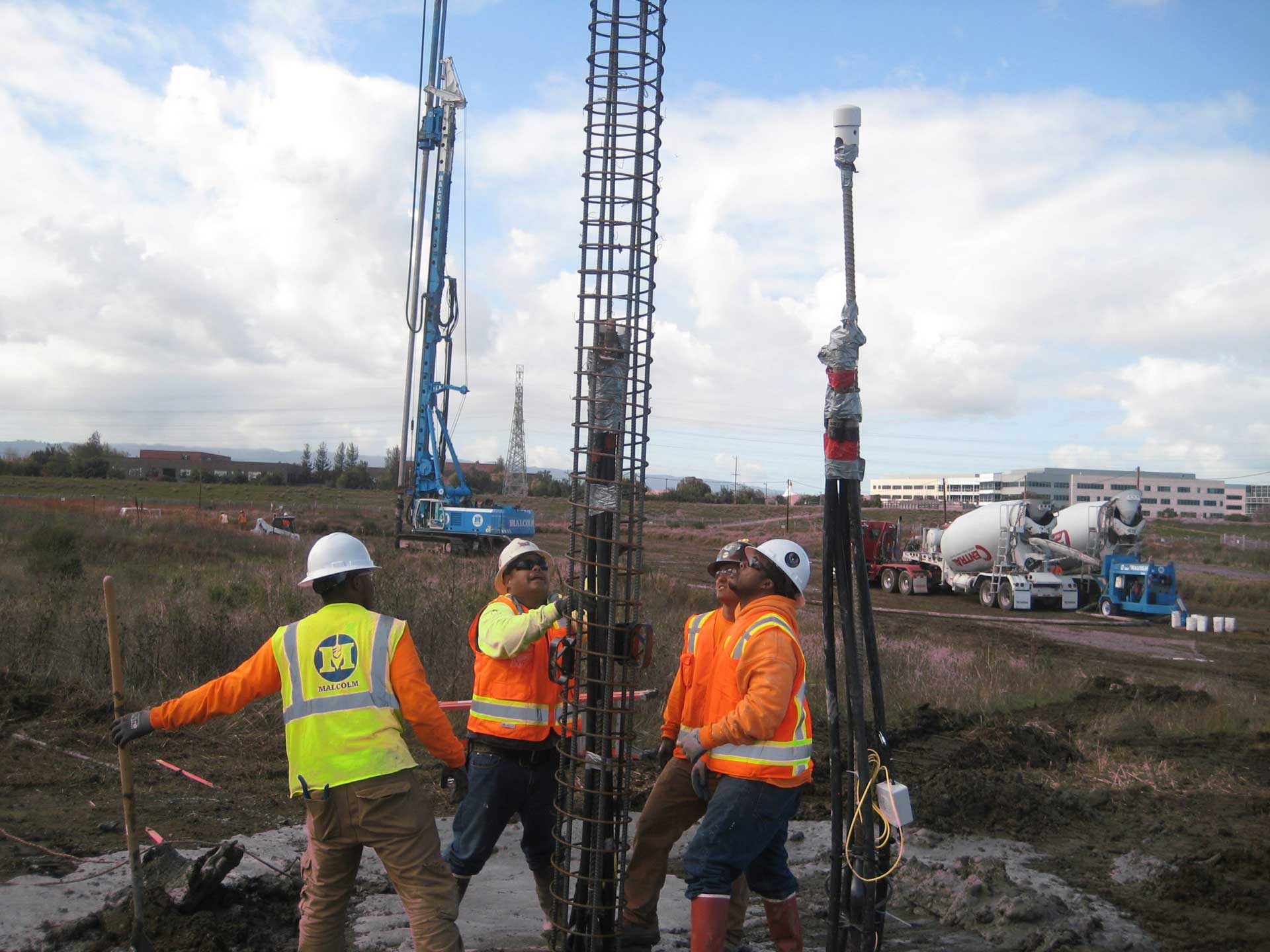 Groundbreaking Pile Load Testing | Malcolm Drilling | Foundation Design | Google Bayview