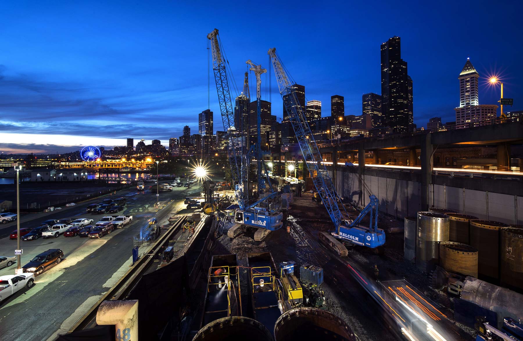 Bertha's Rebirth in Pictures: Malcolm's Secant Piling and Design-Build Expertise