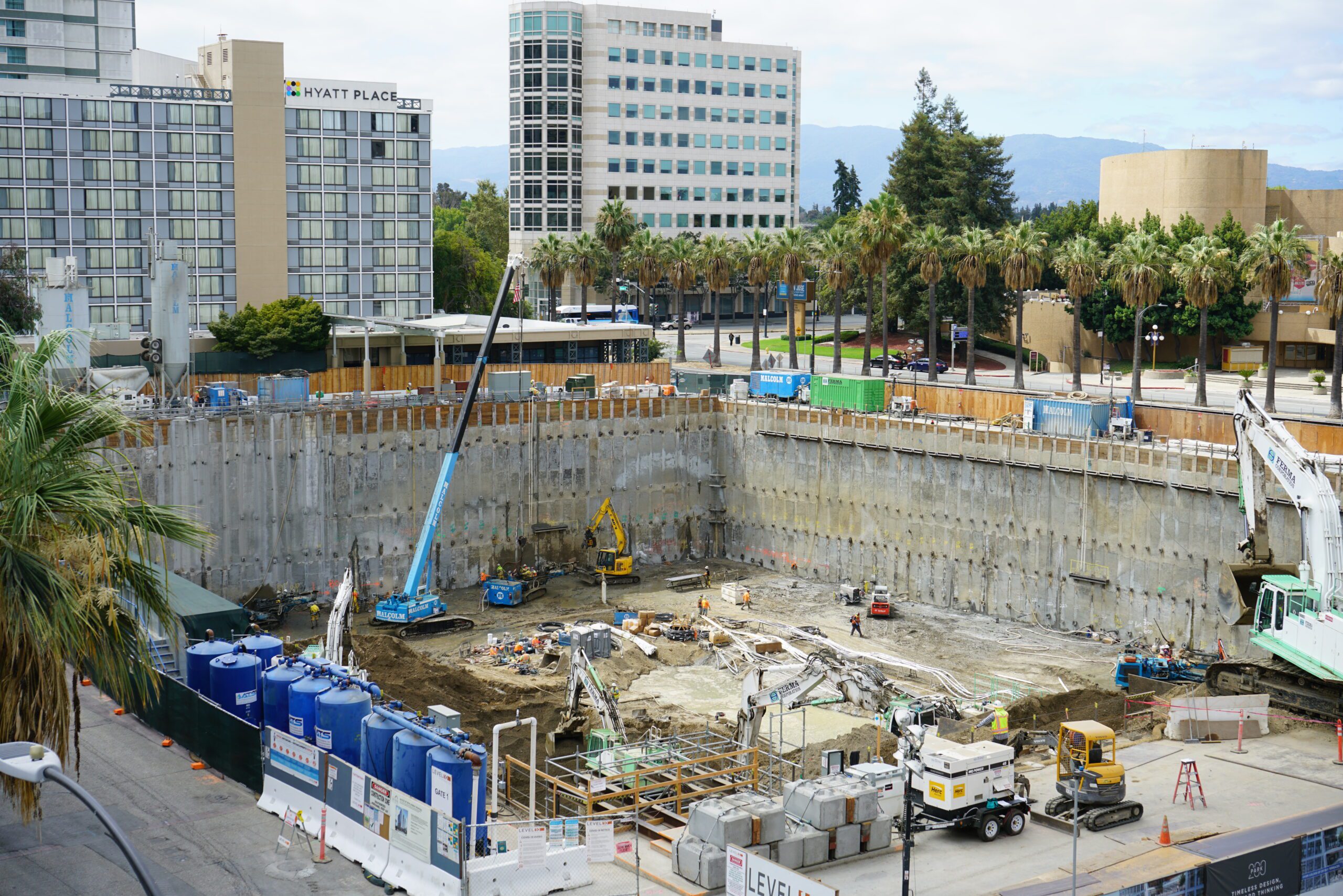 Malcolm's 138-Foot Continuous CSM Shoring Wall