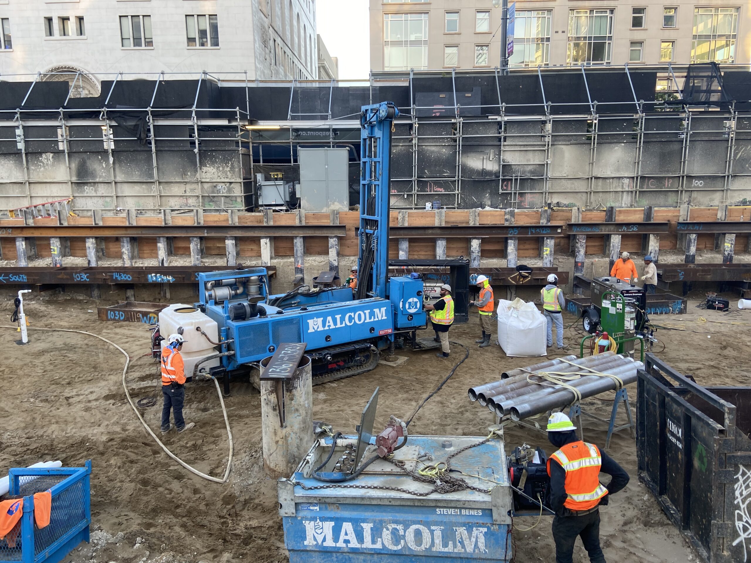 Deep Excavation Precision: Malcolm Drilling's Contribution to 30 Van Ness