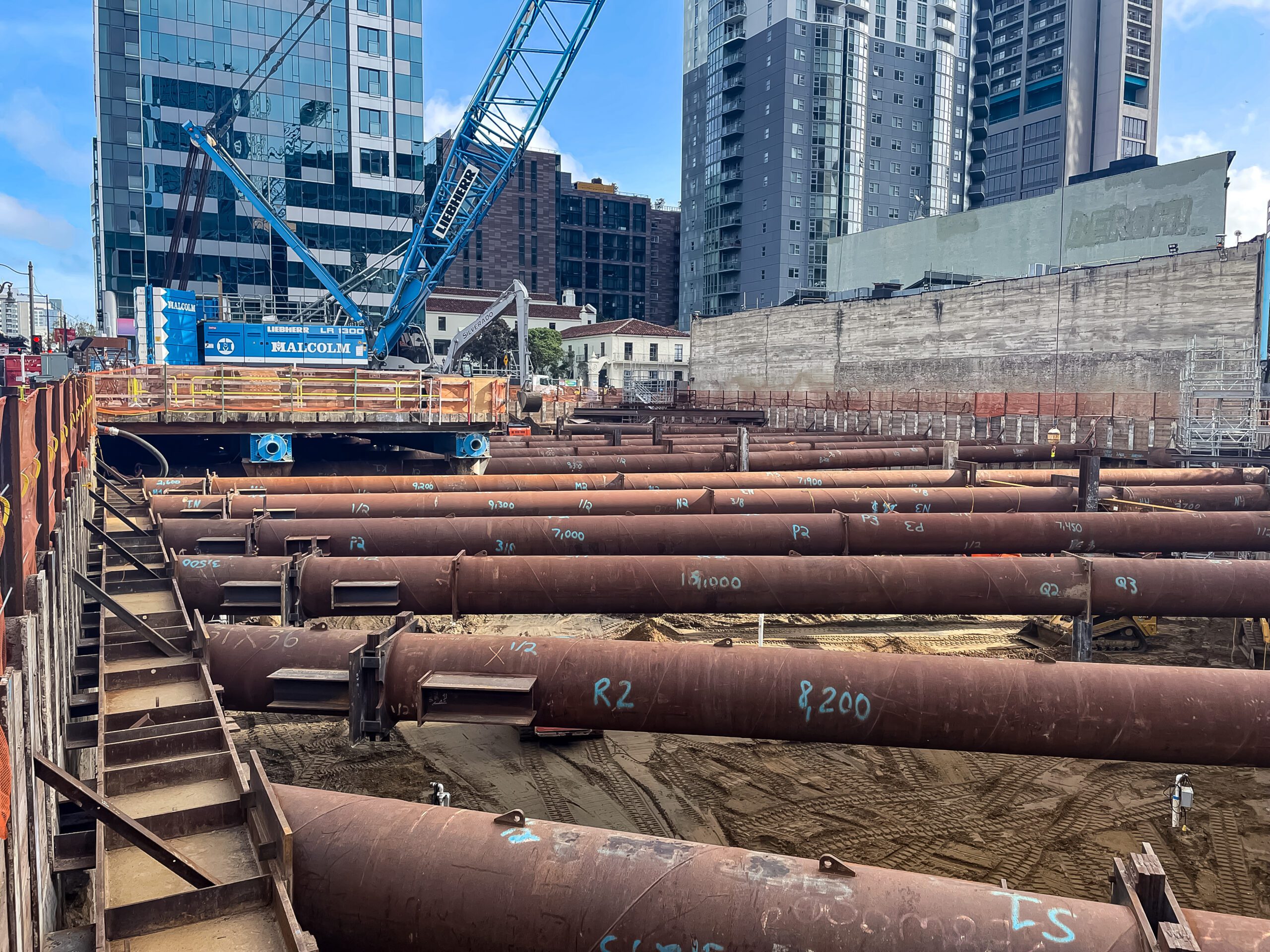 Temporary Trestle on Drilled Shafts: Malcolm Drilling's Space Optimization at 30 Van Ness