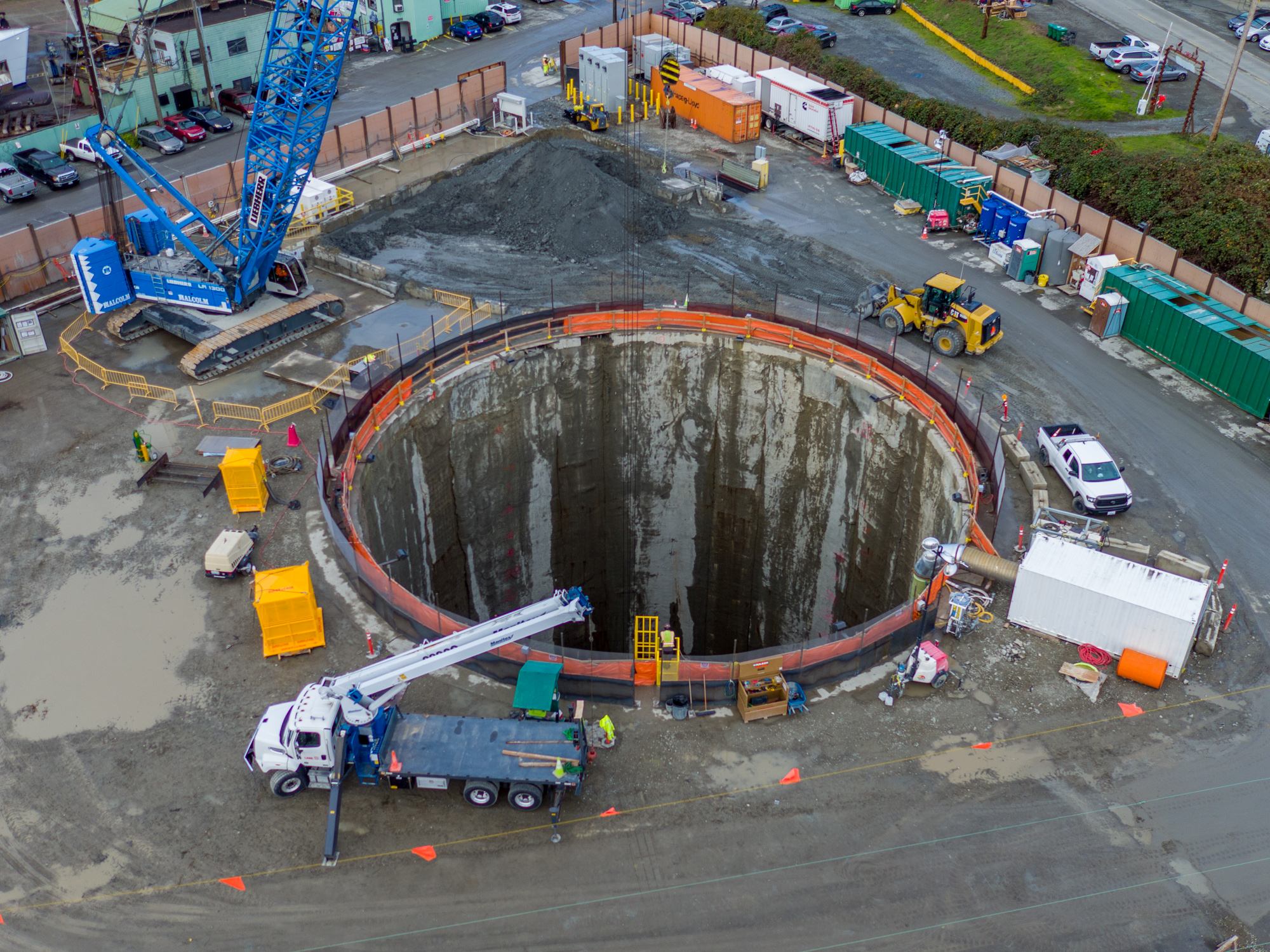 Seattle Ship Canal Tunnel Construction