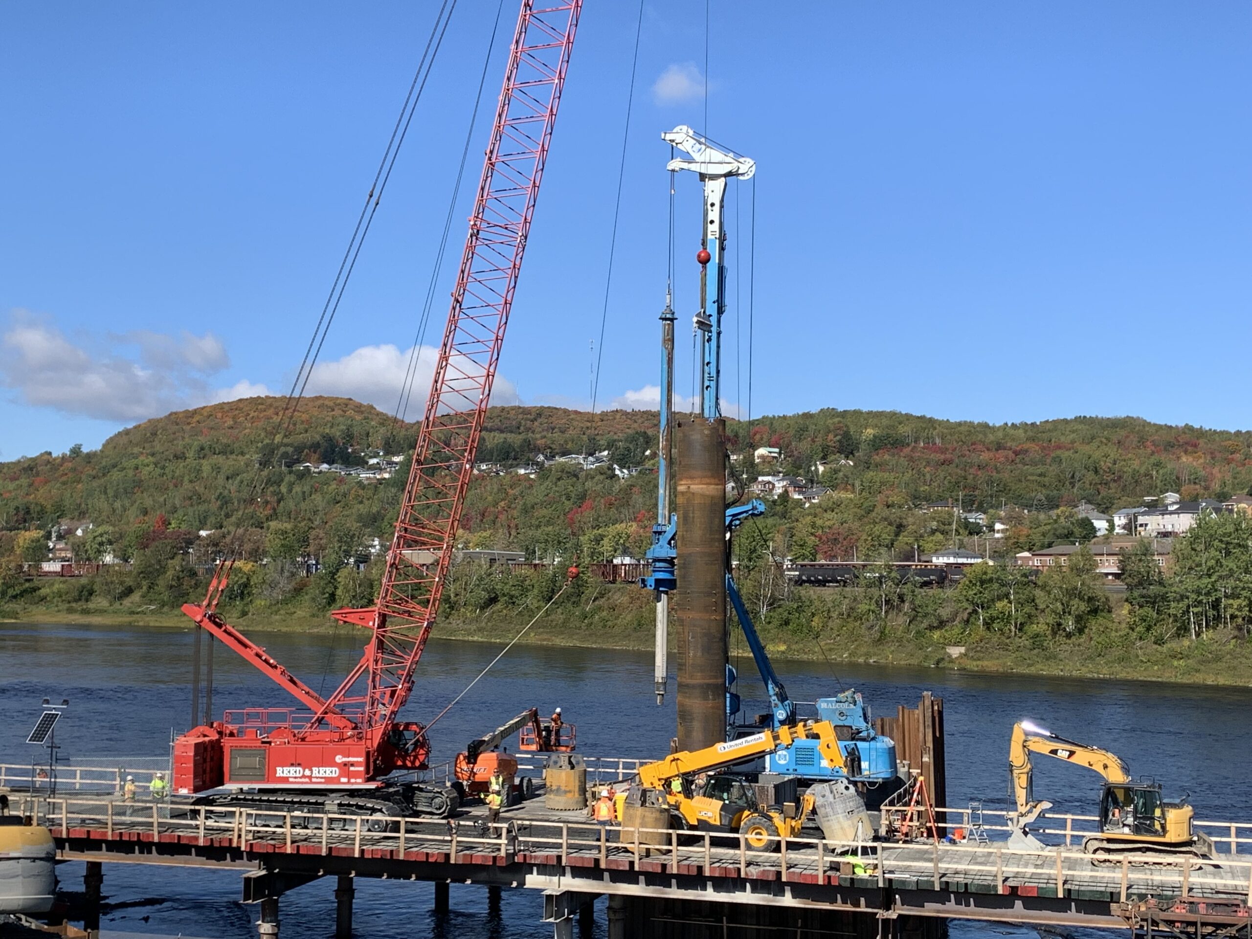 Bridge Construction Progress: Malcolm Drilling